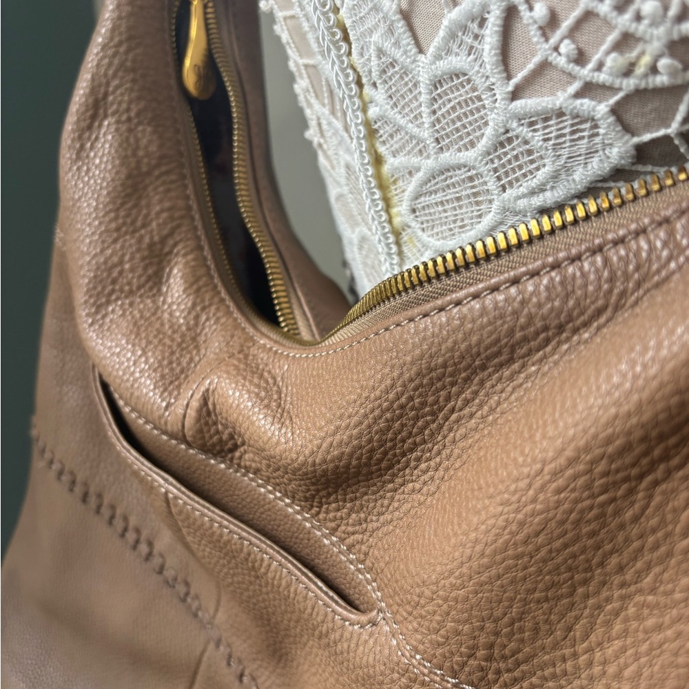 Hobo Entwine Leather Handbag - Picture 3 of 15